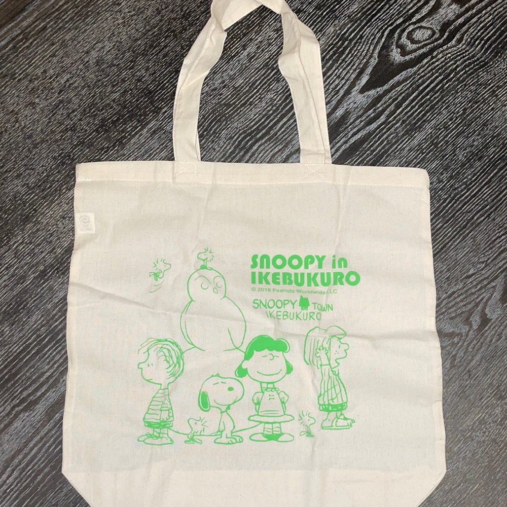 Snoopy in Ikebukuro cloth bag